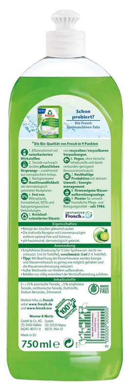Frosch Spülmittel Limone