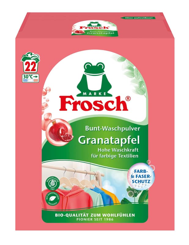 Frosch Bunt-Waschpulver Granatapfel