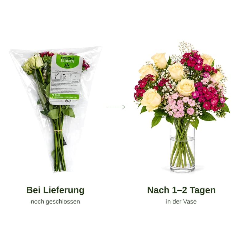 MIMEA Saisonaler Blumenstrauß