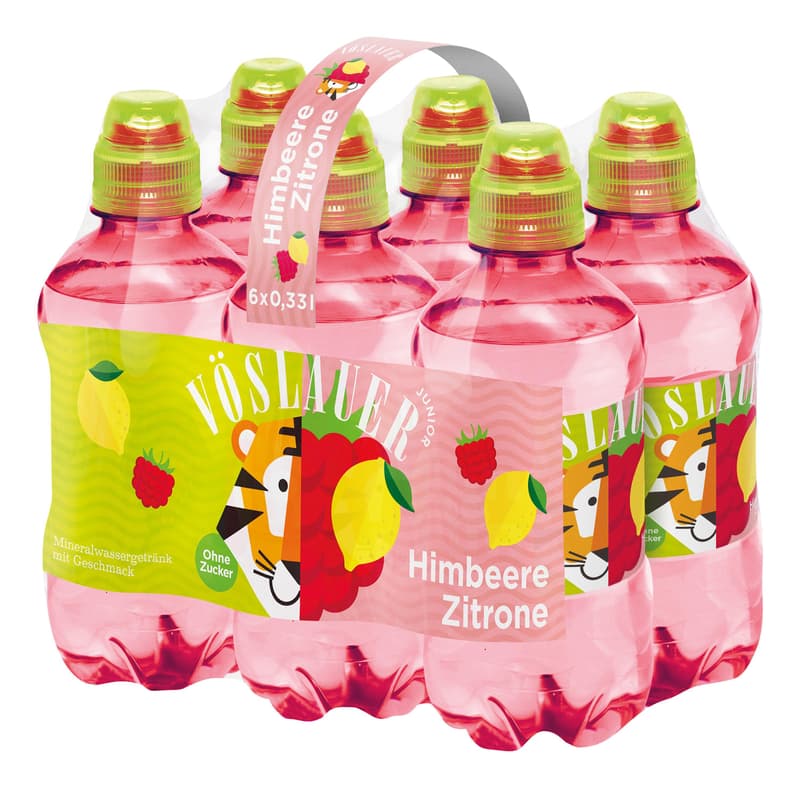 Vöslauer Junior Himbeere 6x0,33L (EINWEG)