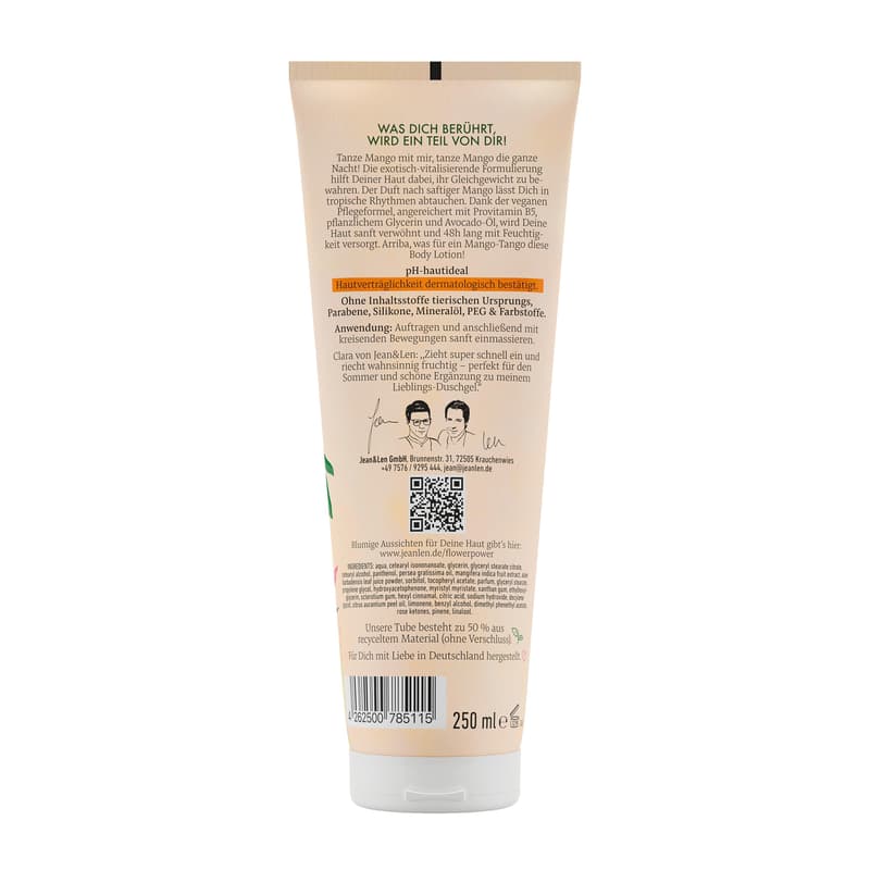 Jean&Len Body Lotion Mango/Avocado
