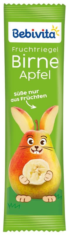 Bebivita Fruit Bar Pear-Apple, from 1 year, 25g