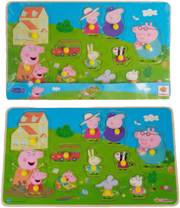 Eichhorn Peppa Pig Peg Puzzle