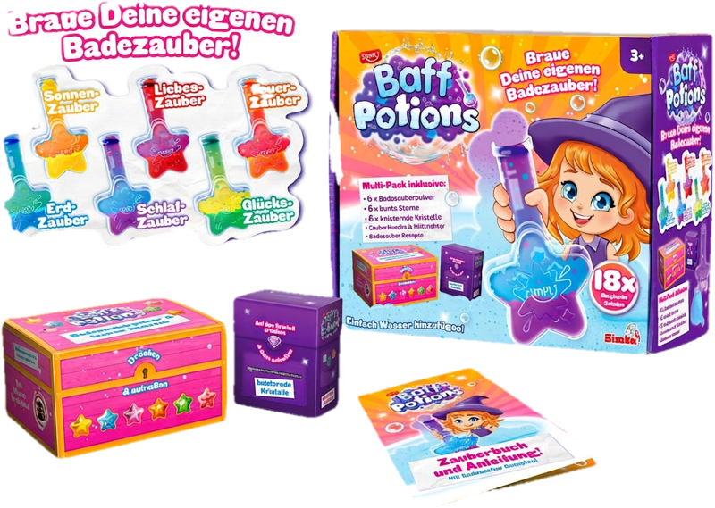 Baff Potions Magic Bath Set