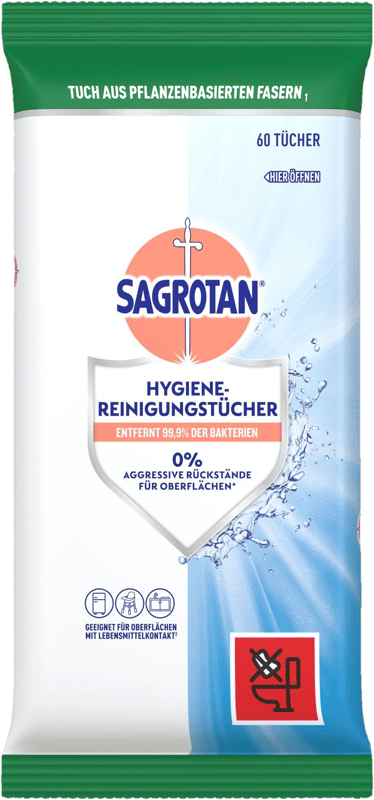 Sagrotan Hygiene-Reinigungstücher 60 Tücher