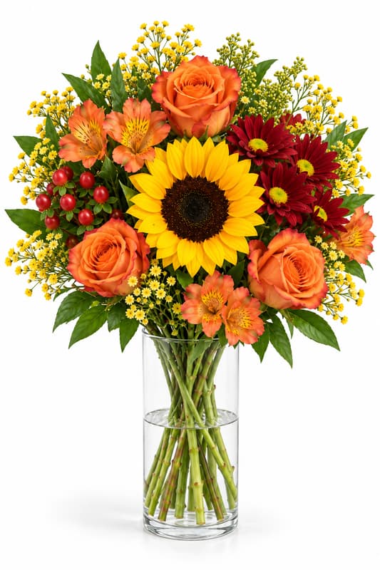 MIMEA Herbst-Blumenstrauß