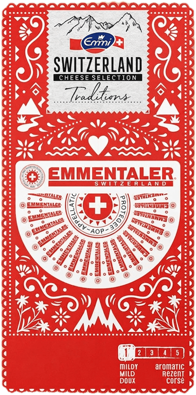 Emmi Cheese Selection Emmentaler Switzerland mild