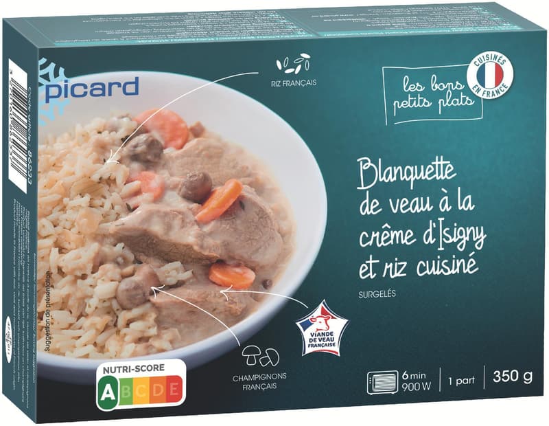 PICARD Blanquette de Veau mit Isigny-Sahne und Reis