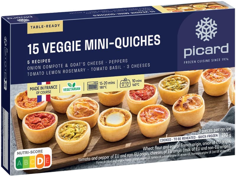 PICARD 15 MINI QUICHES
