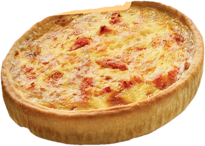 PICARD 2 LORRAINE QUICHES : Crème fraîche, Emmental cheese, Bacon.