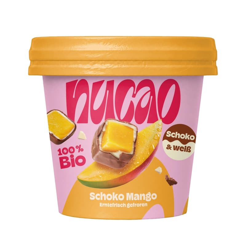 nucao frozen fruits - Schoko Mango mild & weiß (organic)