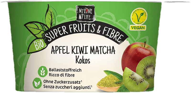 MyLove-MyLife BIO Super Fruits & Fibre - Apfel, Kiwi, Matcha