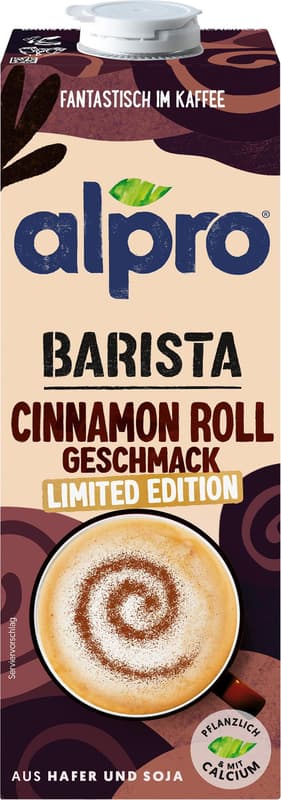 Alpro Baristadrink Cinnamon Roll Geschmack