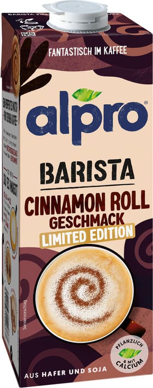 Alpro Baristadrink Cinnamon Roll Geschmack