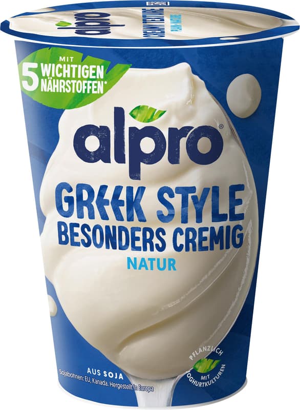 Alpro Greek Style Plain Yogurt Alternative 400g