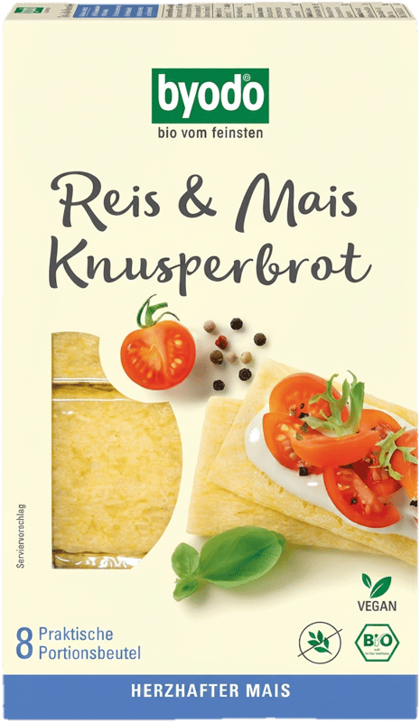 Byodo Reis und Mais Knusperbrot