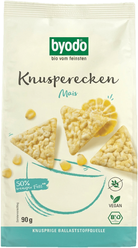 Byodo Knusperecken Mais, 90 g
