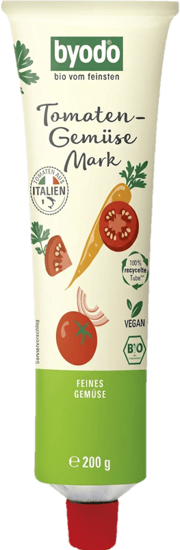 Byodo Tomato and Vegetable Purée, Double Concentrated, in a Tube, 200 g