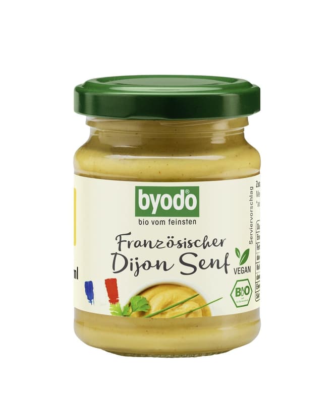 Byodo Dijon Mustard, 125 ml, the fiery hot original from France