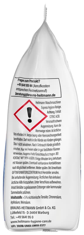 HEITMANN Express Waschmaschinen Hygiene-Reiniger