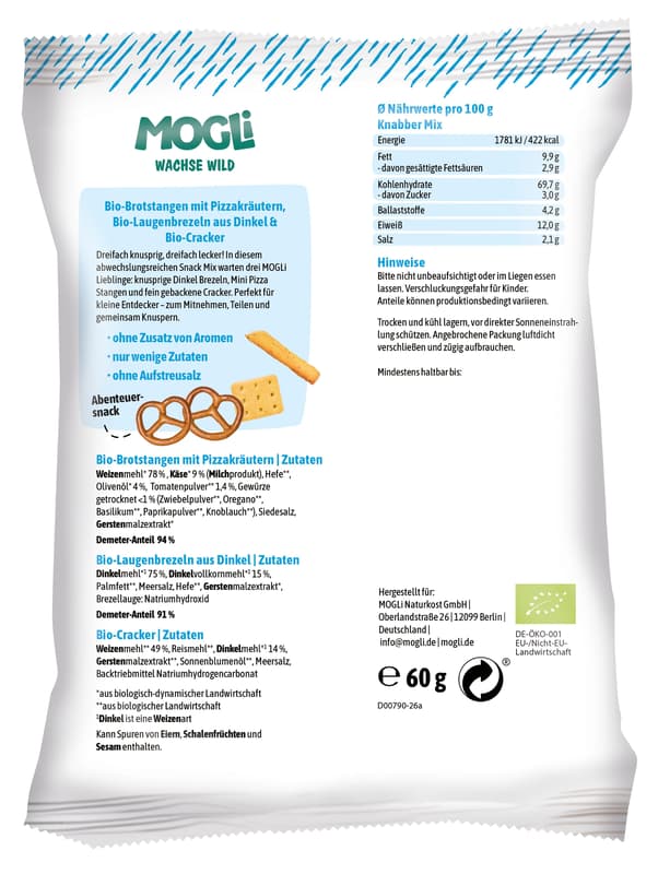 MOGLi Bio Knabber Mix