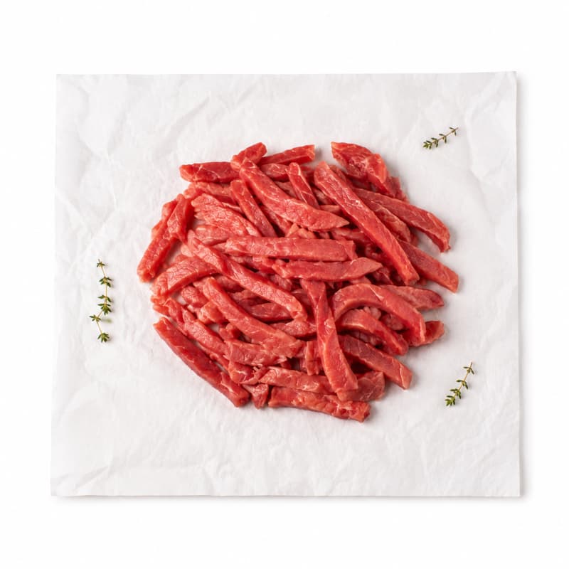 Mein Sonnenkalb Veal Strips, rosé, approx. 500g
