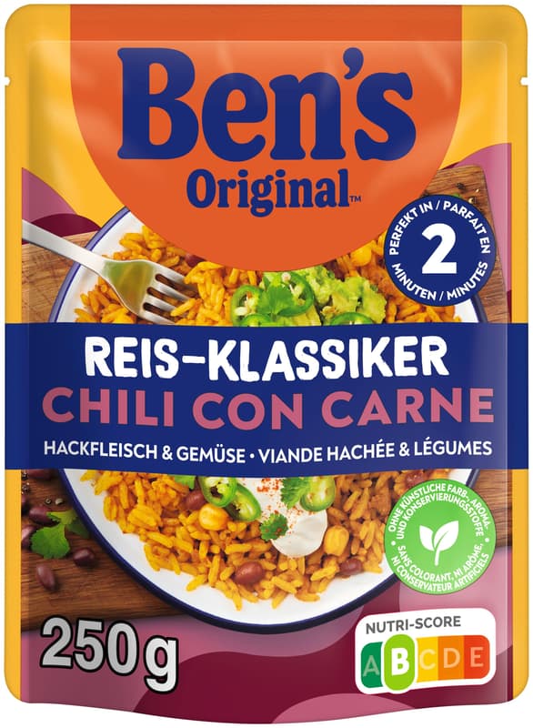Ben’s Original Chilli con Carne with Minced Beef and Vegetables