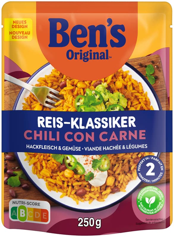 Ben’s Original Chilli con Carne with Minced Beef and Vegetables