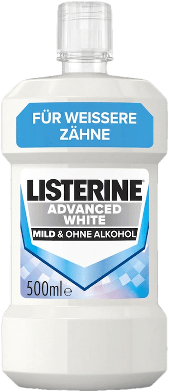Listerine Mundspülung Advanced White Milder Geschmack - Premium