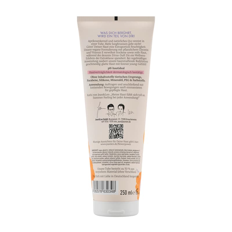 Jean&Len Body Lotion Aprikosenkernöl/Q10