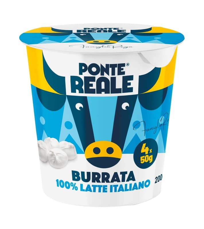 Ponte Reale Burrata 50 g x 4 in a cup
