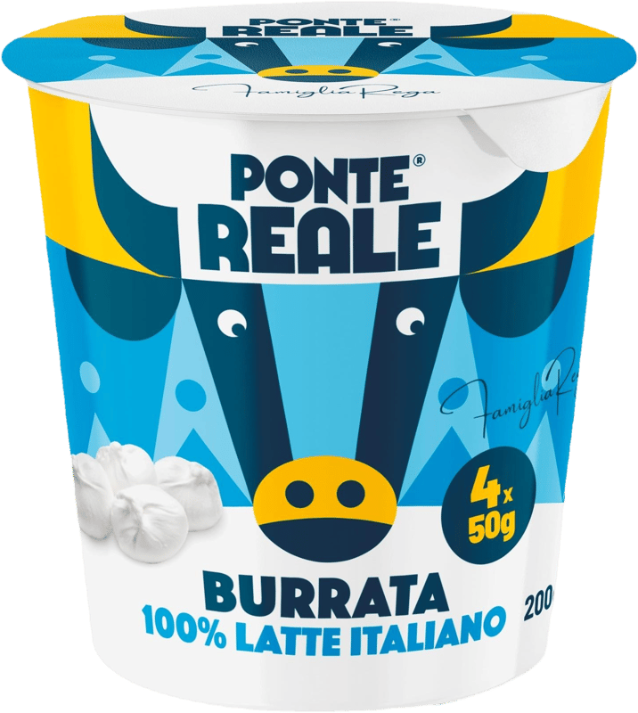 Ponte Reale Burrata 50 g x 4 in a cup