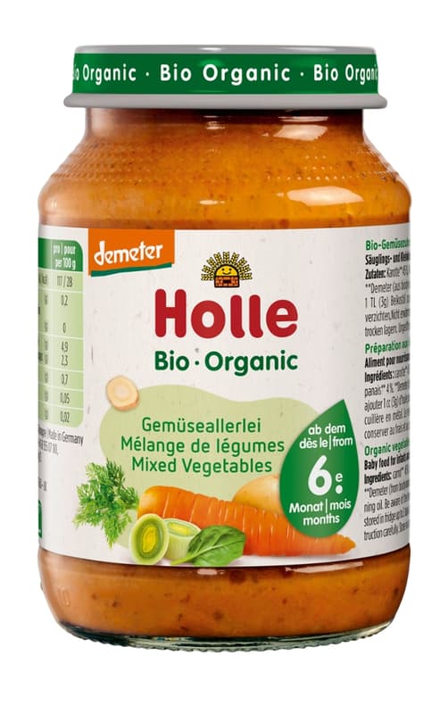 Holle Demeter Mixed Vegetables