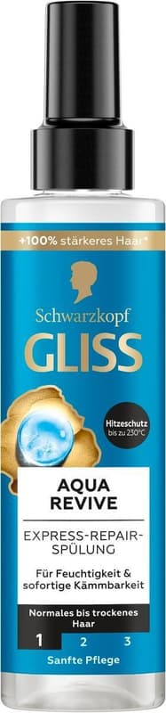 Schwarzkopf GLISS Express Repair Sprüh-Spülung Aqua Revive