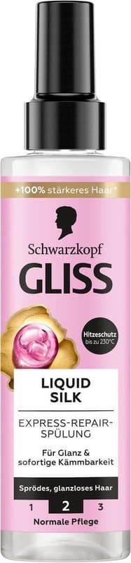 Schwarzkopf GLISS Express Repair Sprüh-Spülung Liquid Silk