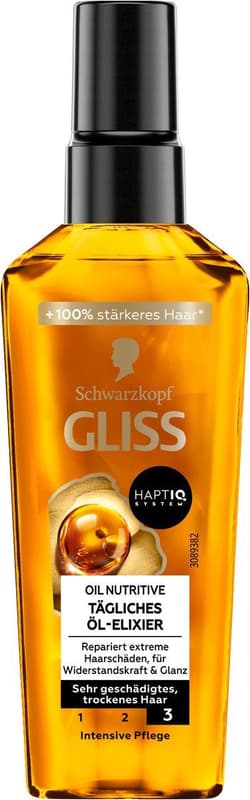 Schwarzkopf GLISS tägliches Öl-Elixier Oil Nutritive
