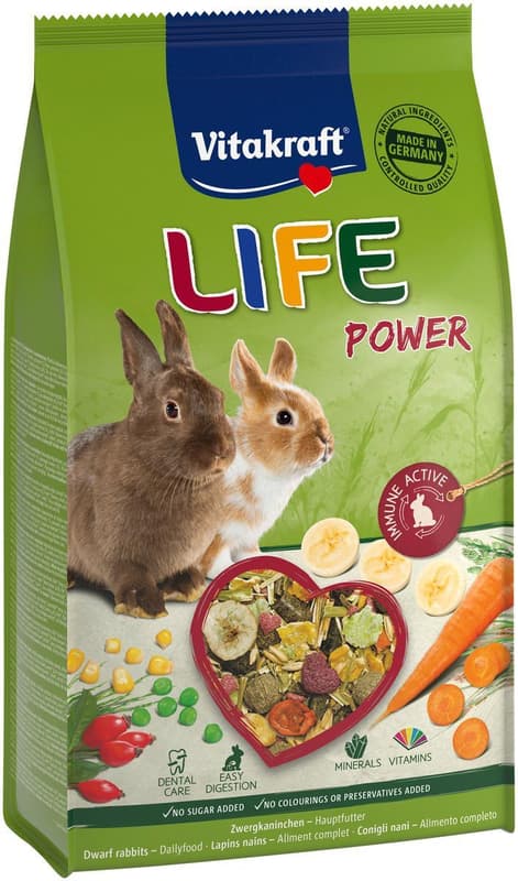 Vitakraft LIFE Power Dwarf Rabbit Main Food