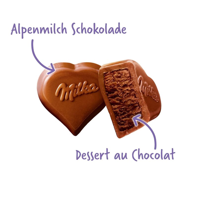 Milka Alles Liebe à la Dessert au Chocolat 44g