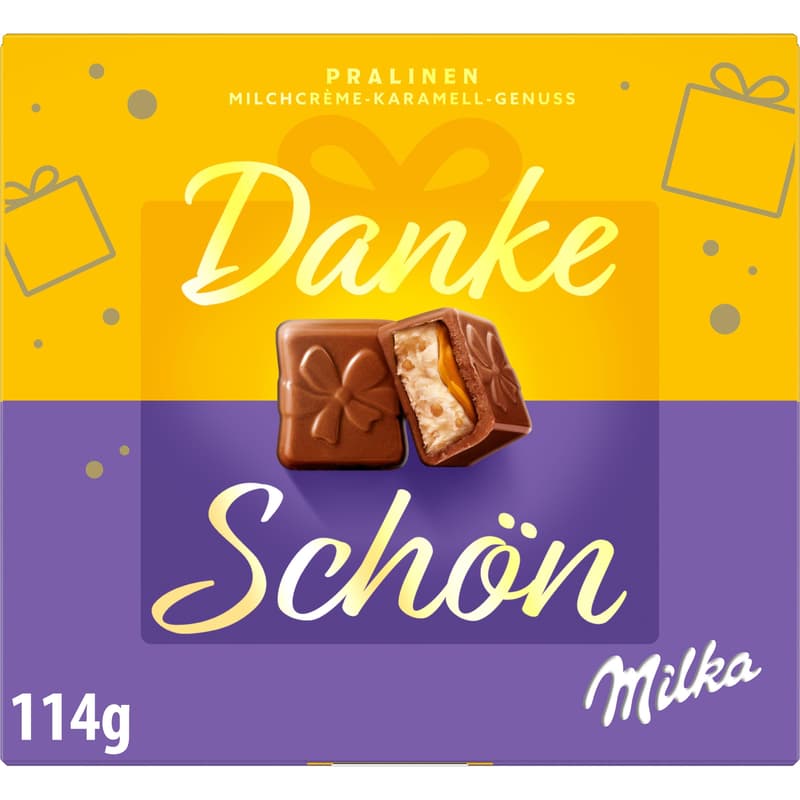 Milka Pralinen Dankeschön Milch-Karamell