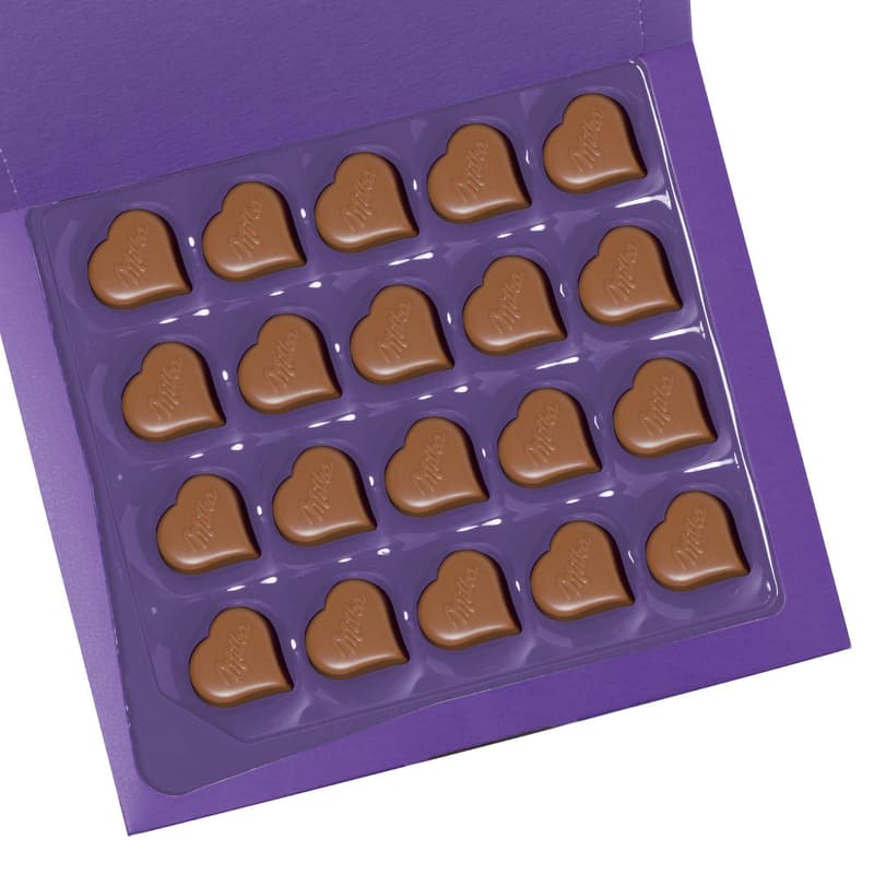 Milka Pralinen Hab dich lieb Erdbeer