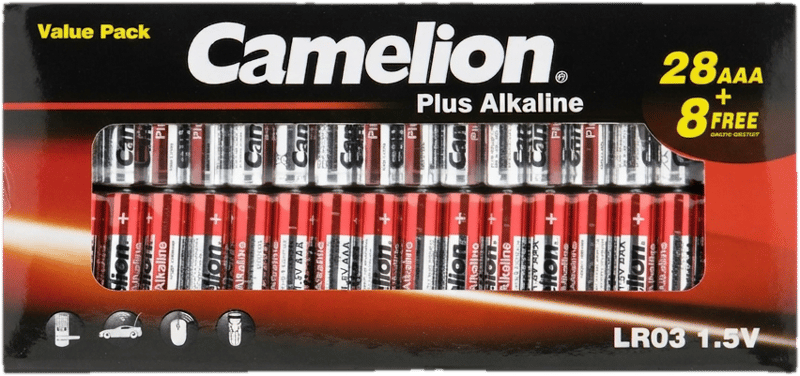 Camelion Batterien Plus Alkaline LR03 / AAA / 1,5V / CB36 (28+8 FREE)