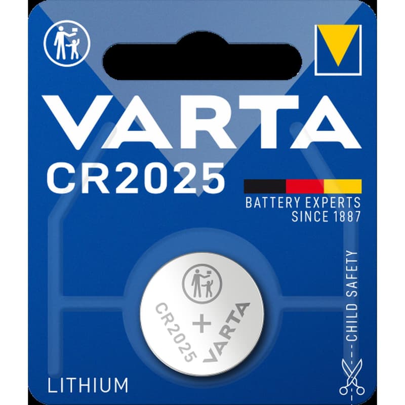 VARTA Lithium Ultra Lithium Knopfzelle CR 2025