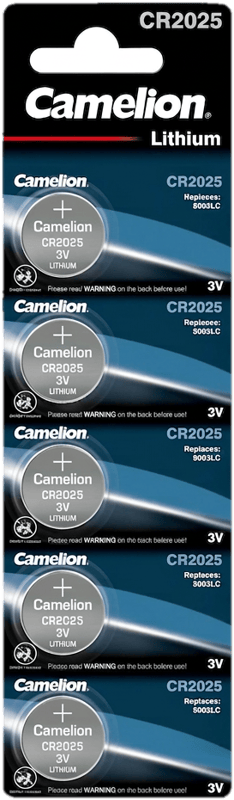 Camelion Lithium Knopfzellen CR2025/3V