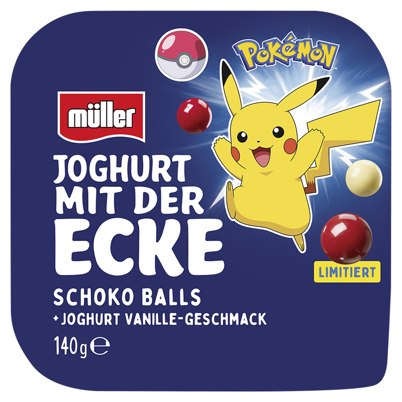 Müller Corner Yogurt Limited Edition Pokémon Choco Balls