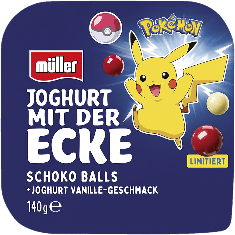 Müller Corner Yogurt Limited Edition Pokémon Choco Balls