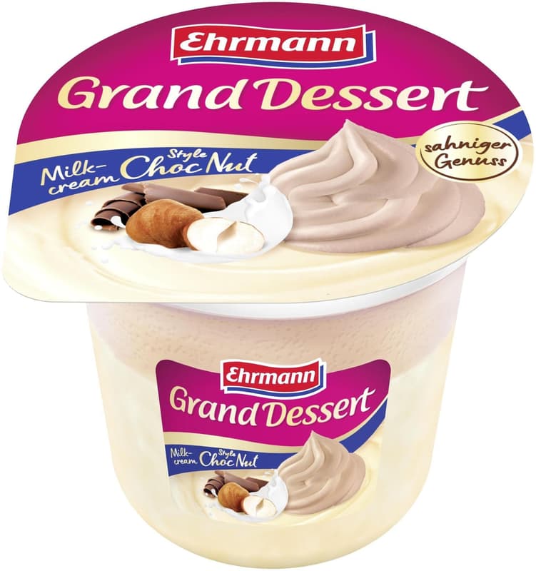Ehrmann Grand Dessert Milkcream Style Choc Nut