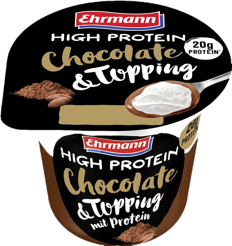 Ehrmann High Protein Chocolate & Topping