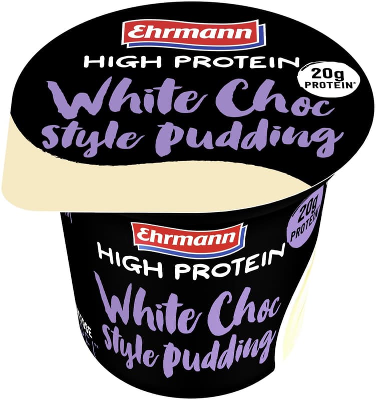 Ehrmann High Protein Pudding White Choc Style