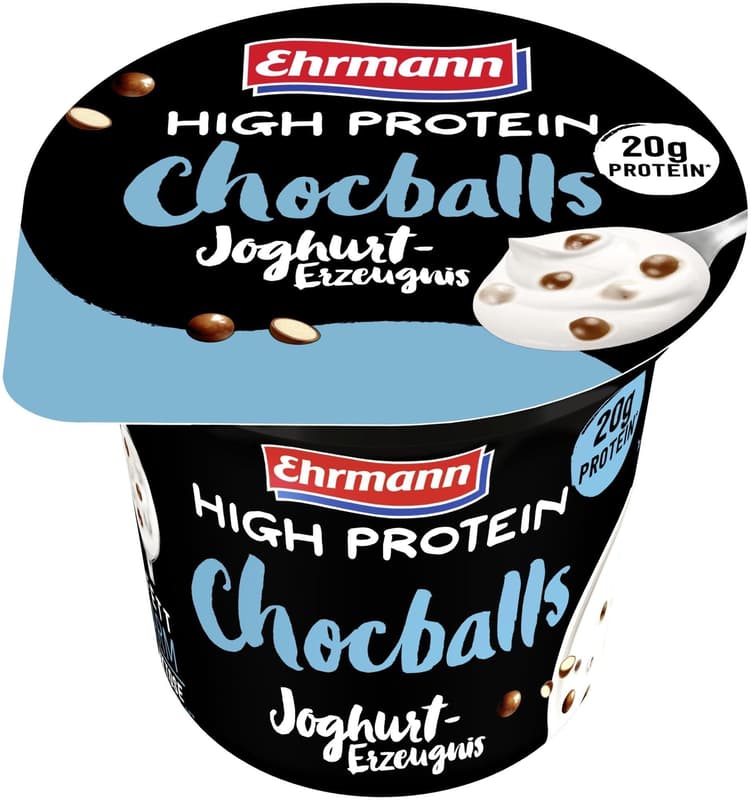 Ehrmann High Protein Joghurt Chocoballs
