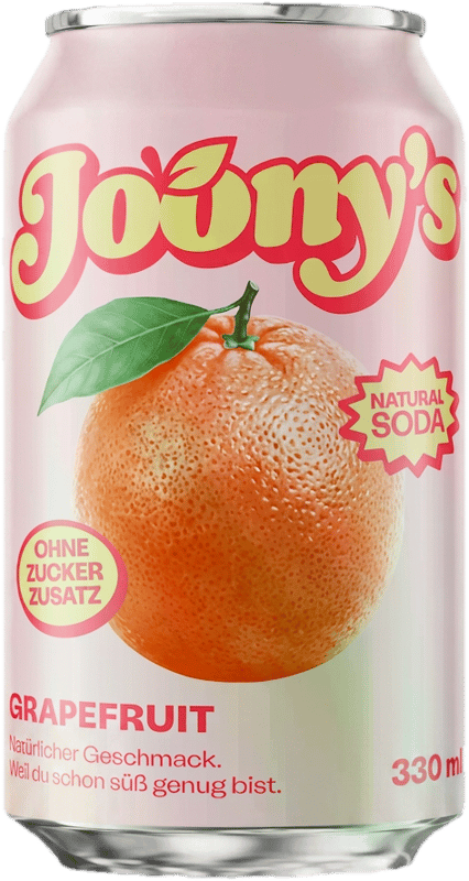 Joony's Natural Soda Grapefruit 0,33l (MEHRWEG)